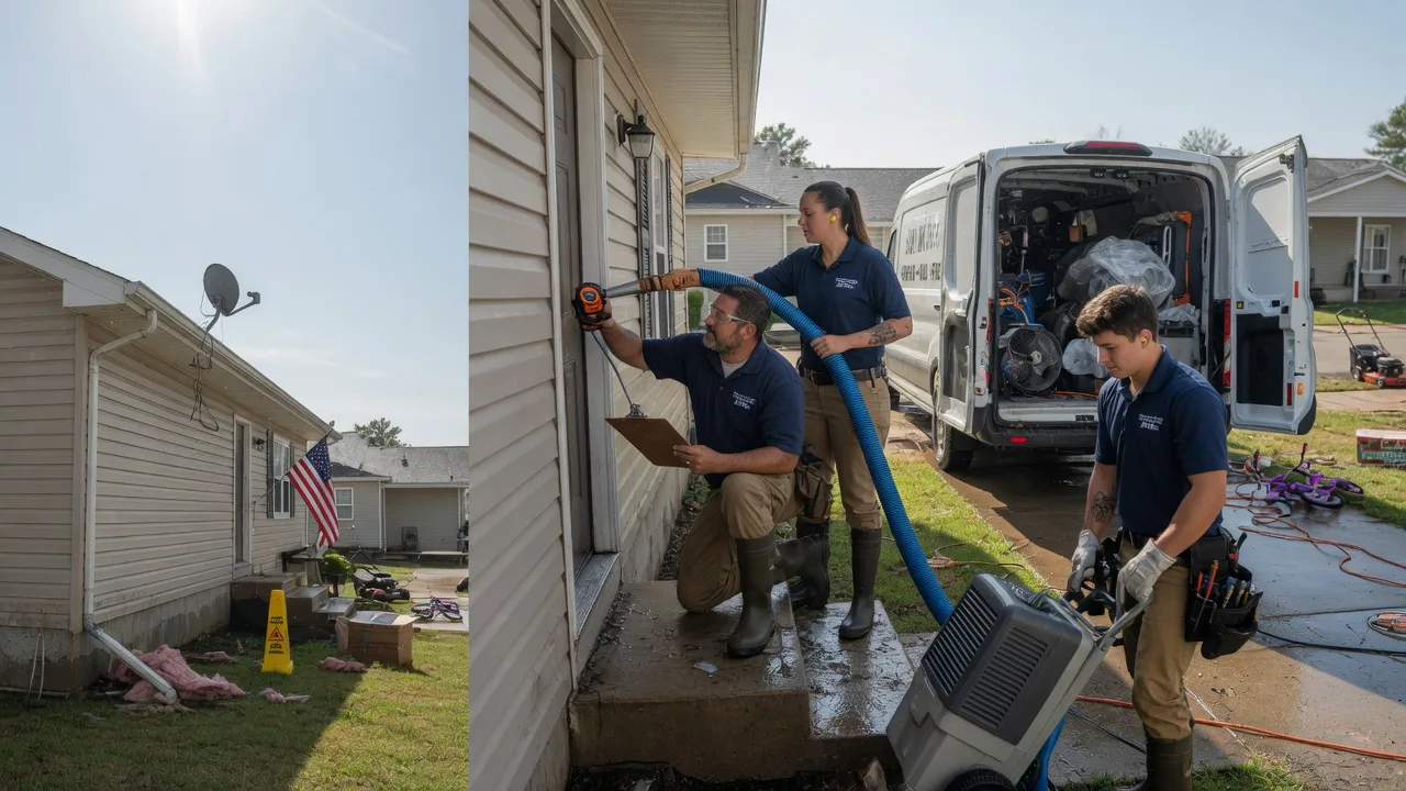 Ceiling Water Damage Restoration in Marion, MS near me